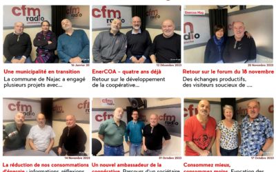 EnerCOA à la radio et en podcast