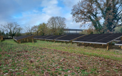 A Mouret, un projet de parc photovoltaïque au sol sur structure bois s’élabore