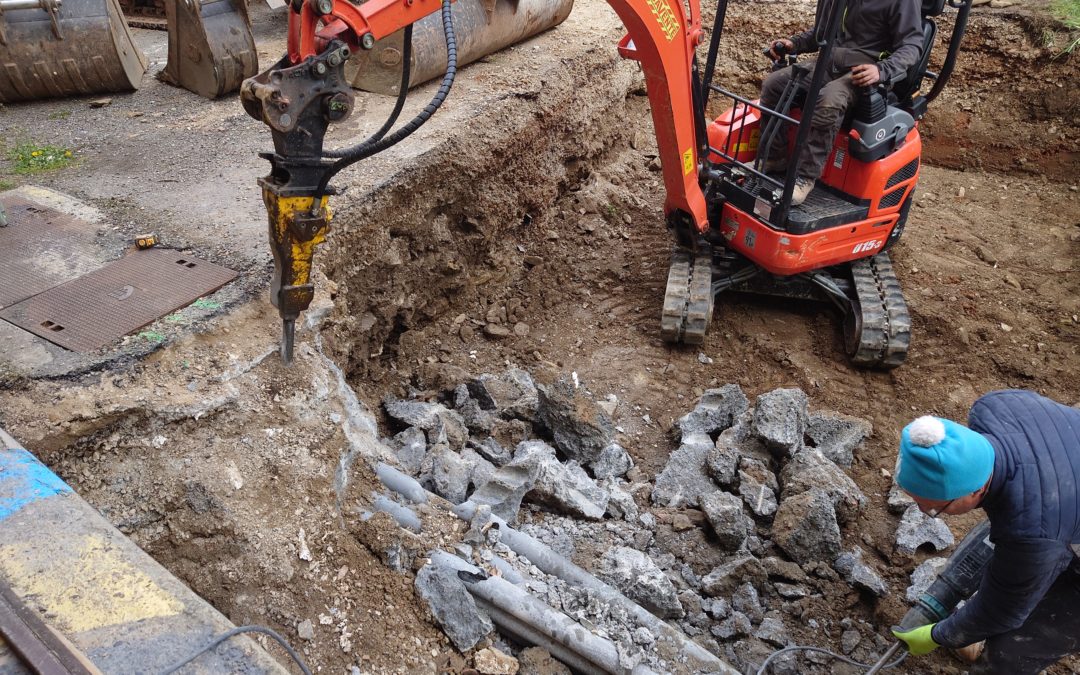 Réseau de chaleur de Najac : les travaux commencent