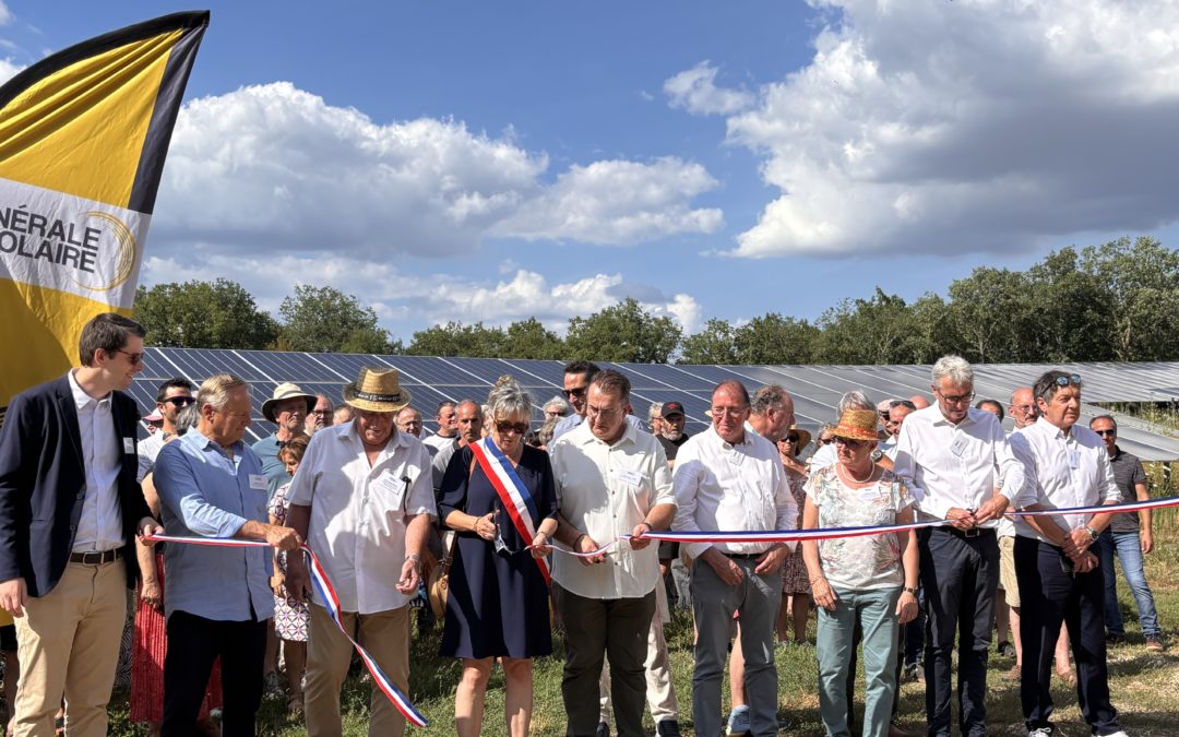 Inauguration du Parc photovoltaïque  de Laramière
