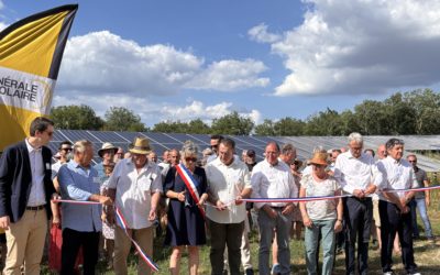 Inauguration du Parc photovoltaïque de Laramière