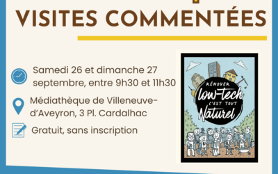 Visites commentées de l’exposition ‘Rénover low-tech c’est tout naturel’ le samedi 26 et dimanche 27 septembre 2026